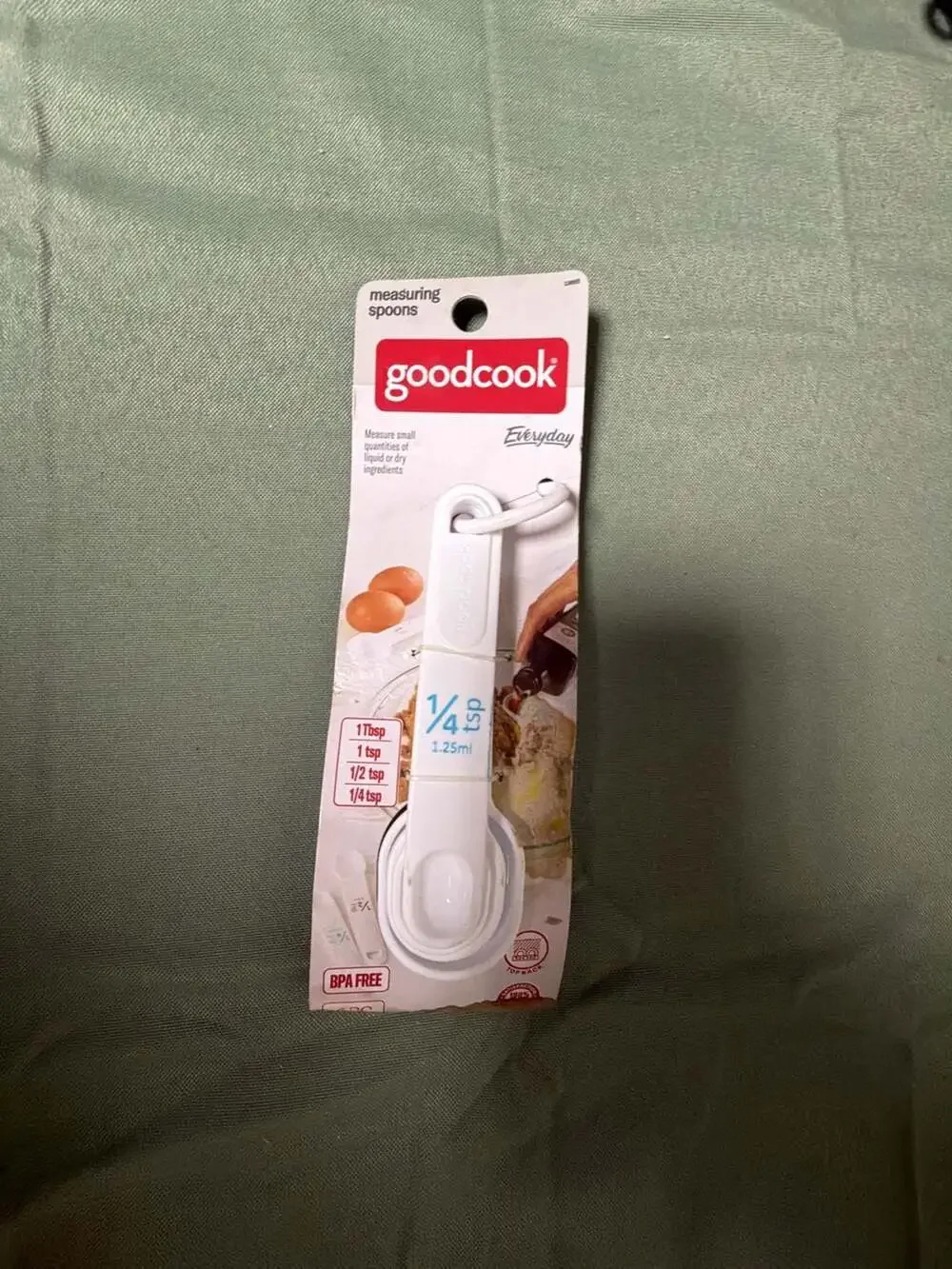 GoodCook Everyday 4-Piece Plastic Measuring Spoon Set #19865